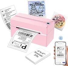 Bluetooth Thermal Label Printer,4x6 Shipping Label Printer chez Amazon US