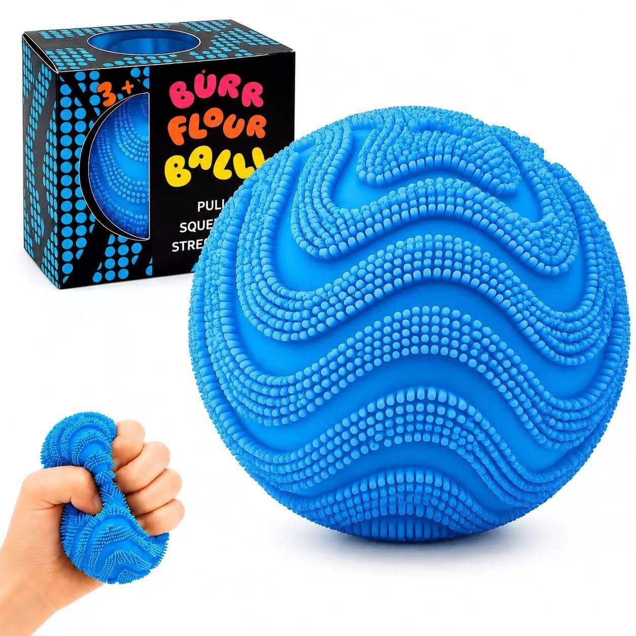 Fuzz Ball Squishy Stress Ball,Soft Fidget Squishy chez Amazon US
