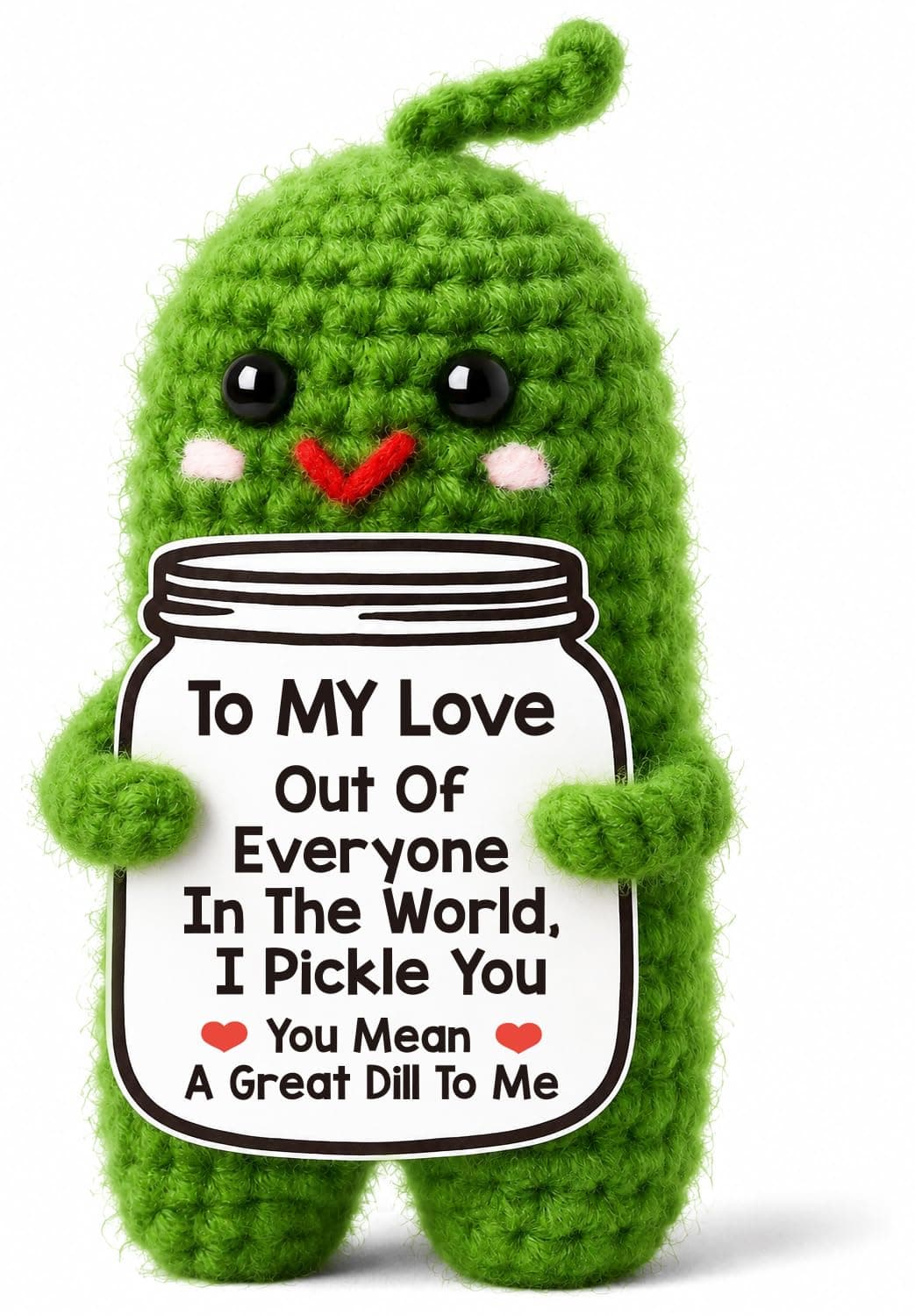 Gifts for Him Her Girlfriend Boyfriend Women Men Handmade Crochet Pickle | Anniversary Birthday chez Amazon US