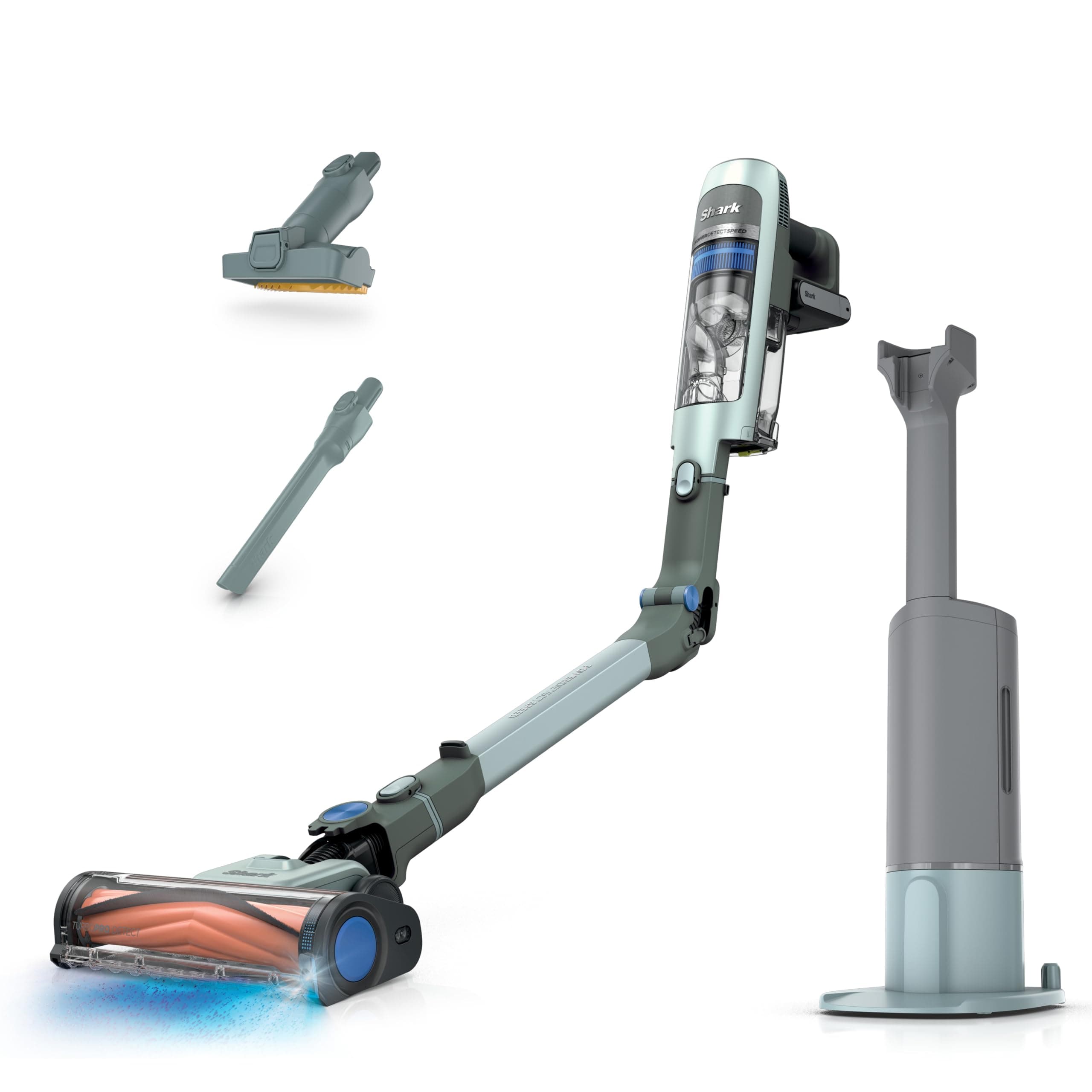 Shark PowerDetect Speed Plus Clean & Empty | Aspirateur balai sans fil avec auto-vide | Léger | Accessoires exclusifs pour poils d'animaux | chez Amazon Canada