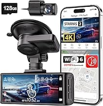 REDTIGER 4K STARVIS 2 Dashcam Front Rear, 5GHz WiFi 20MB/s, Free 128GB Card chez Amazon US