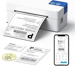 Bluetooth Thermal Shipping Label Printer, 4x6 Thermal Label Printer chez Amazon US