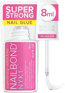 NYK1 Colle à ongles super forte pour ongles à presser, faux ongles et ongles en acrylique 8 ml | NailBond Brush On Nail Glue Extra... chez Amazon Canada