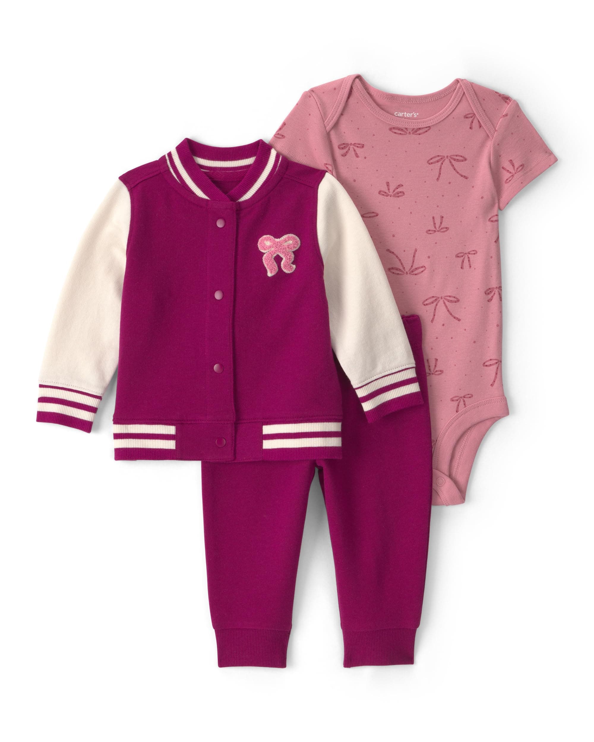 Carter's Baby Girls' 3-piece Bodysuit Pant Sets chez Amazon US