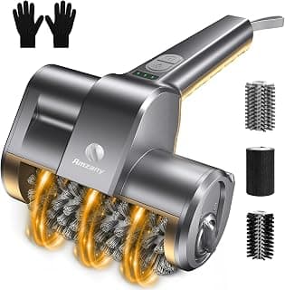 Amzany Cordless Electric Grill Brush — Rechargeable BBQ Cleaner with 3 Replaceable Heads, 2-Speed Powerful Motor, 150-Min Runtime, LED... chez Amazon Canada