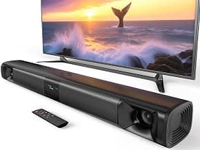 31 Inch Sound Bar, 2‑in‑1 Detachable Surround Sound System for TV chez Amazon US