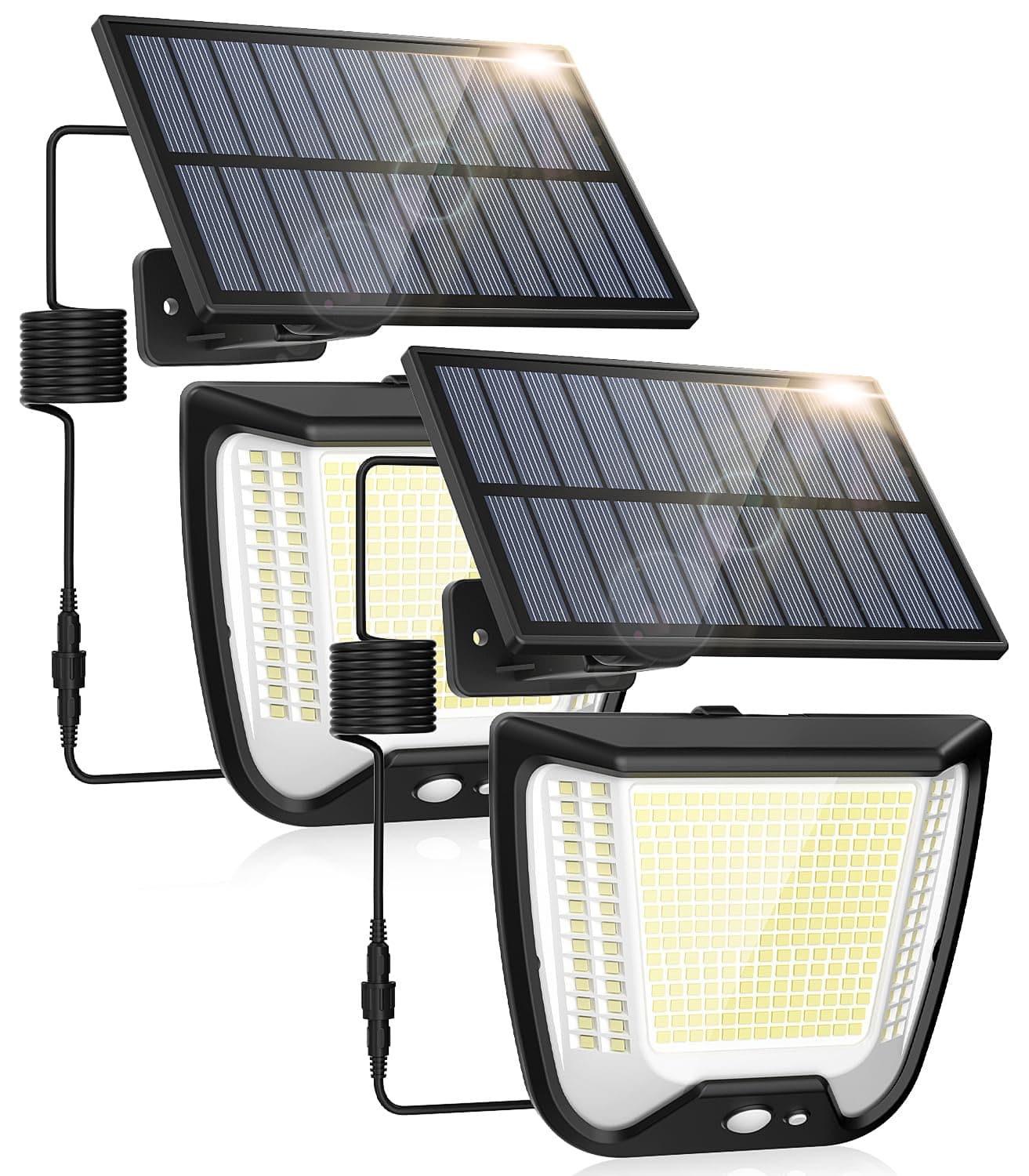 Outdoor Solar Powered Security Lights - 288 LED Solar chez Amazon UK