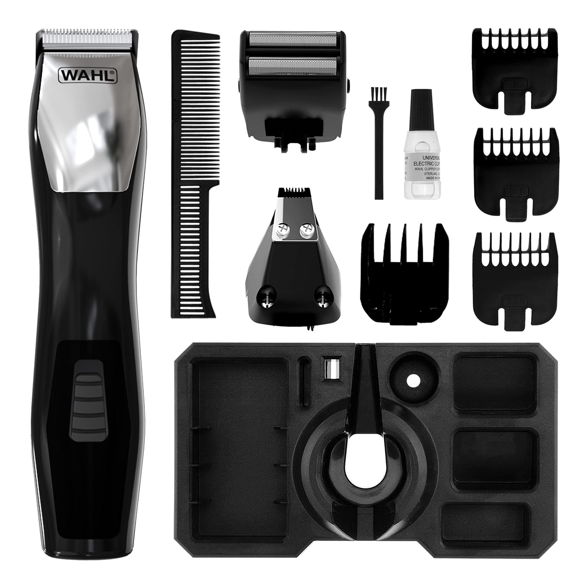 Wahl Groomsman 8in1 Men's Cordless Rechargeable Multigroomer chez Amazon UK