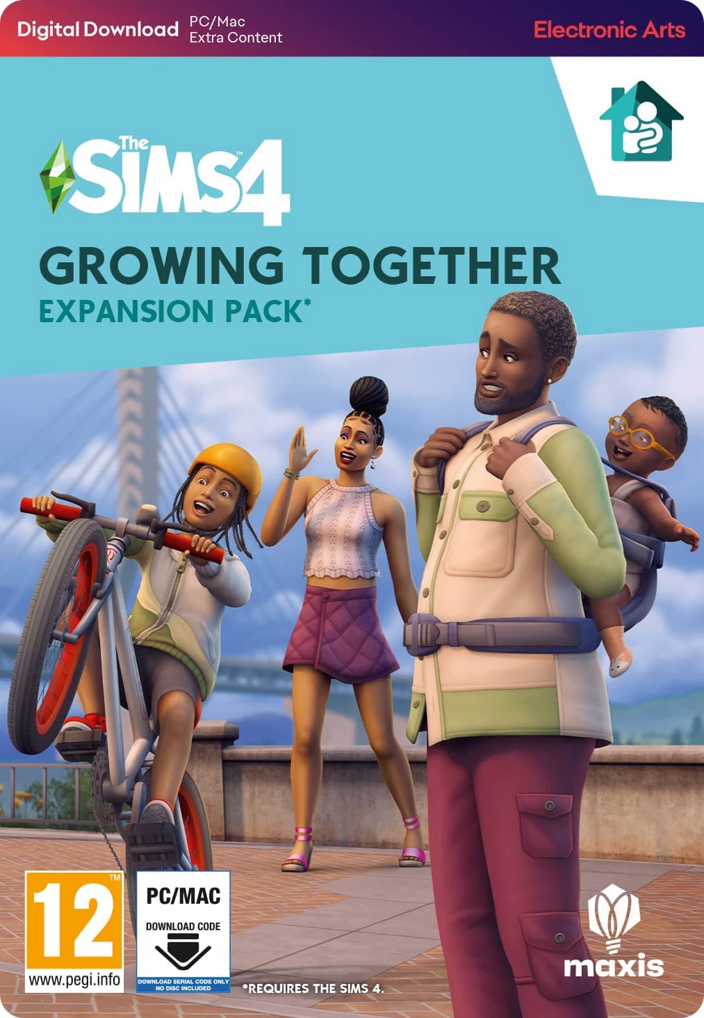 The Sims 4 Growing Together (EP13) PCWin | Downloading Code EA App - Origin | VideoGame | English Standard | PC Code - Origin chez Amazon UK