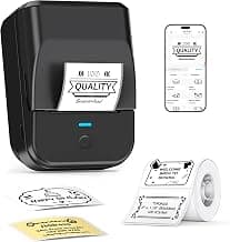 PM240 Label Maker Machine with Tape, Label Printer Black chez Amazon US