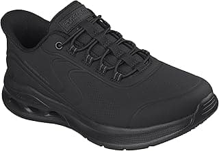 Skechers Men's Arc Waves 2.0 Glide Step | Work, Slip-ins, Relaxed Fit, Slip Resistant, Electrical Hazard, Glide-Step, Air-Cooled...