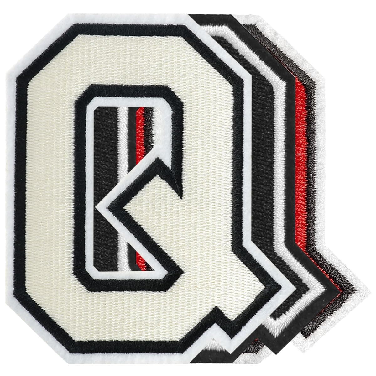 CXWLJL 4.5 Inch Letter Embroidered Patch, Letter Patches for Clothes-Q | 3PCS Iron on Patch for Skirts, Hats, Socks, Jeans DIY Accessories chez Amazon US