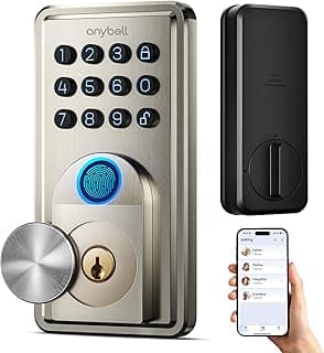 Fingerprint Door Lock ANYBELL Keyless Entry Smart Deadbolt for Front Door chez Amazon US