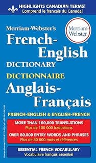 Merriam-Webster's French-English Dictionary chez Amazon Canada