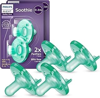 Philips Avent Soothie Sucettes orthodontiques pour bébé, Sucettes 100% silicone chez Amazon Canada