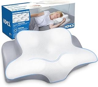 HOMCA Cervical Pillow for Neck Pain Relief, Ergonomic Neck Support Pillows for Sleeping, Memory Foam Bed Neck Pillow... chez Amazon Canada
