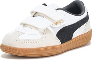 PUMA Kids Boys Palermo Leather V Slip On Sneakers Shoes Casual