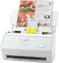 ScanSnap iX2500 Wireless or USB High-Speed Document Scanner, White chez Amazon US