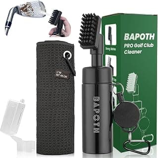 Ensemble brosse et serviette de nettoyage pour club de golf, capacité de 141,7 g chez Amazon Canada
