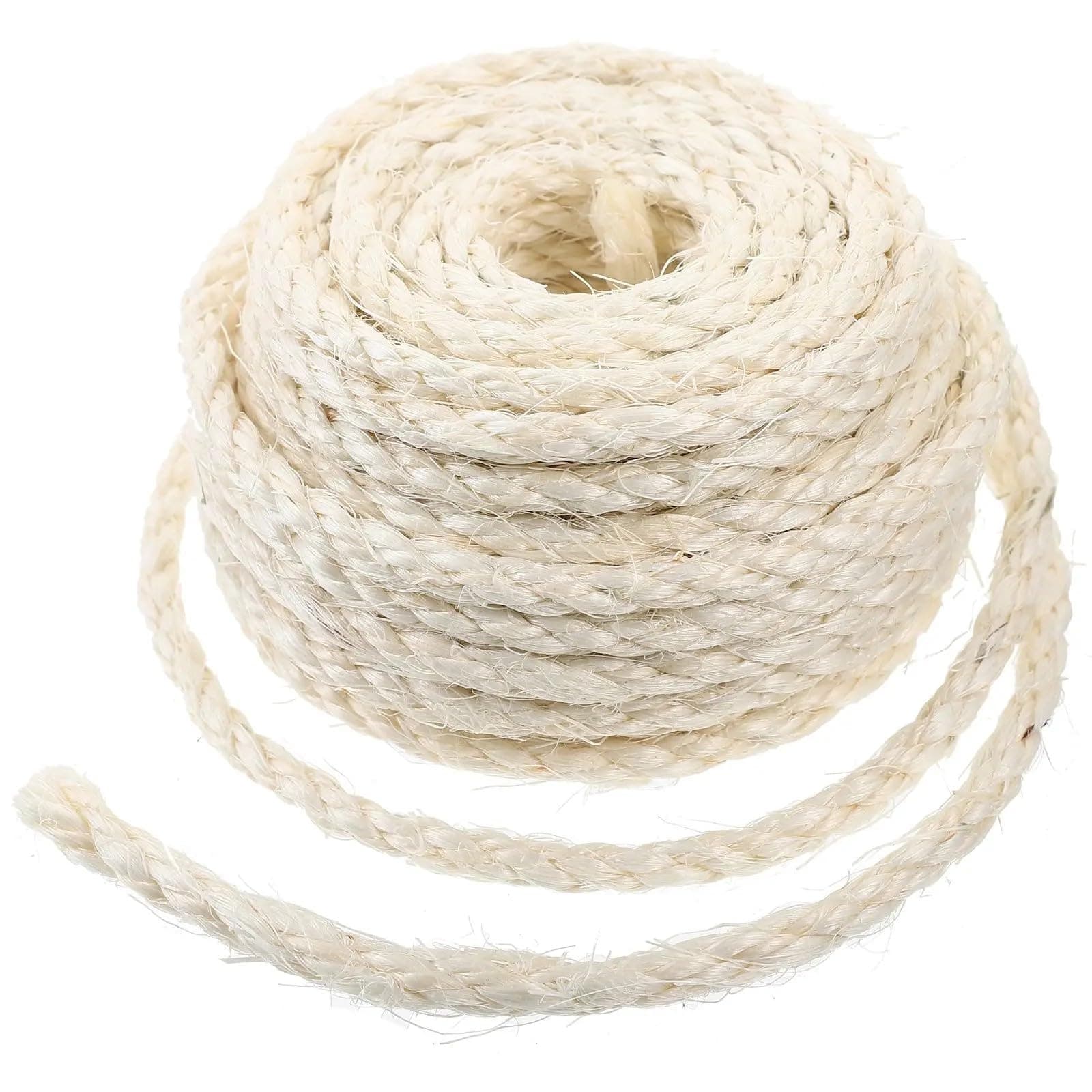 Parain Sisal Rope for Cat Scratching Post Cat Tree Natural Sisal Rope 33FT/10m, (1/4 inch)/6mm Diameter chez Amazon UK