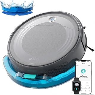 Lefant M310 Robot aspirateur intelligent and Mop, 6000Pa Strong Suction, Slim Design for Pet Hair, Smart Robotic Vacuum... chez Amazon Canada