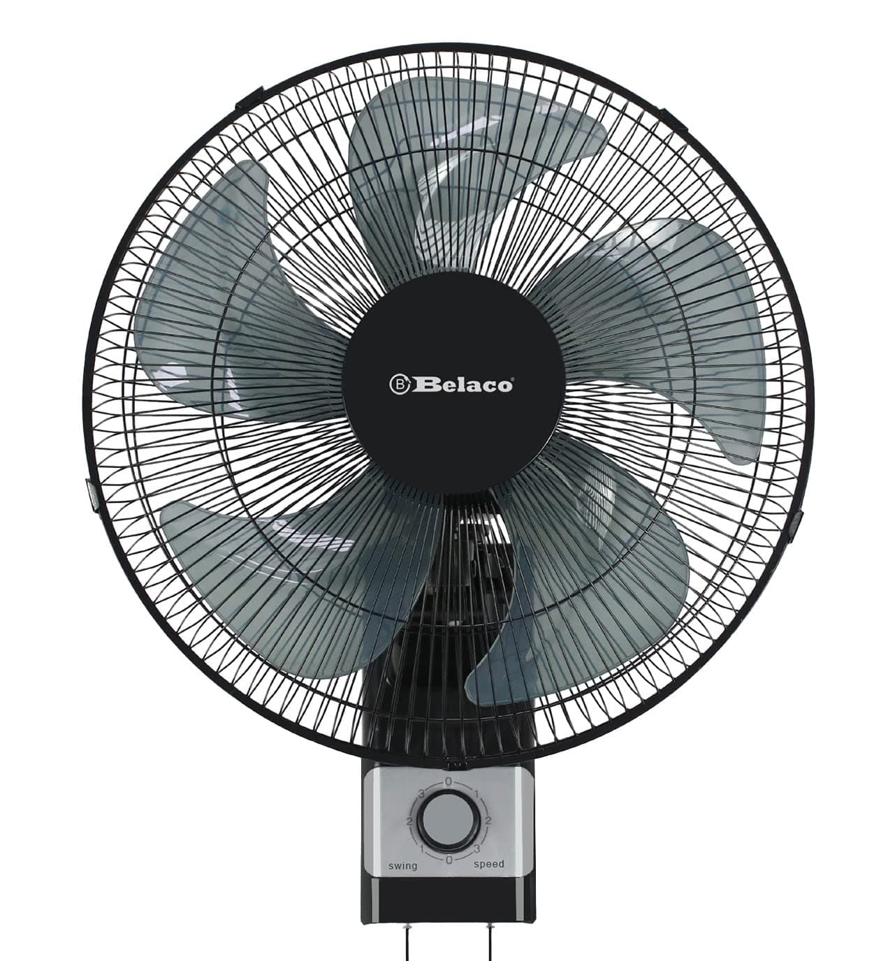 Belaco Wall Fan 16 Inch Wall Mounted 3 Speed Mode Oscillation Fan | Tilt Head Easy Install High Airflow 40w Cooler for Summer chez Amazon UK