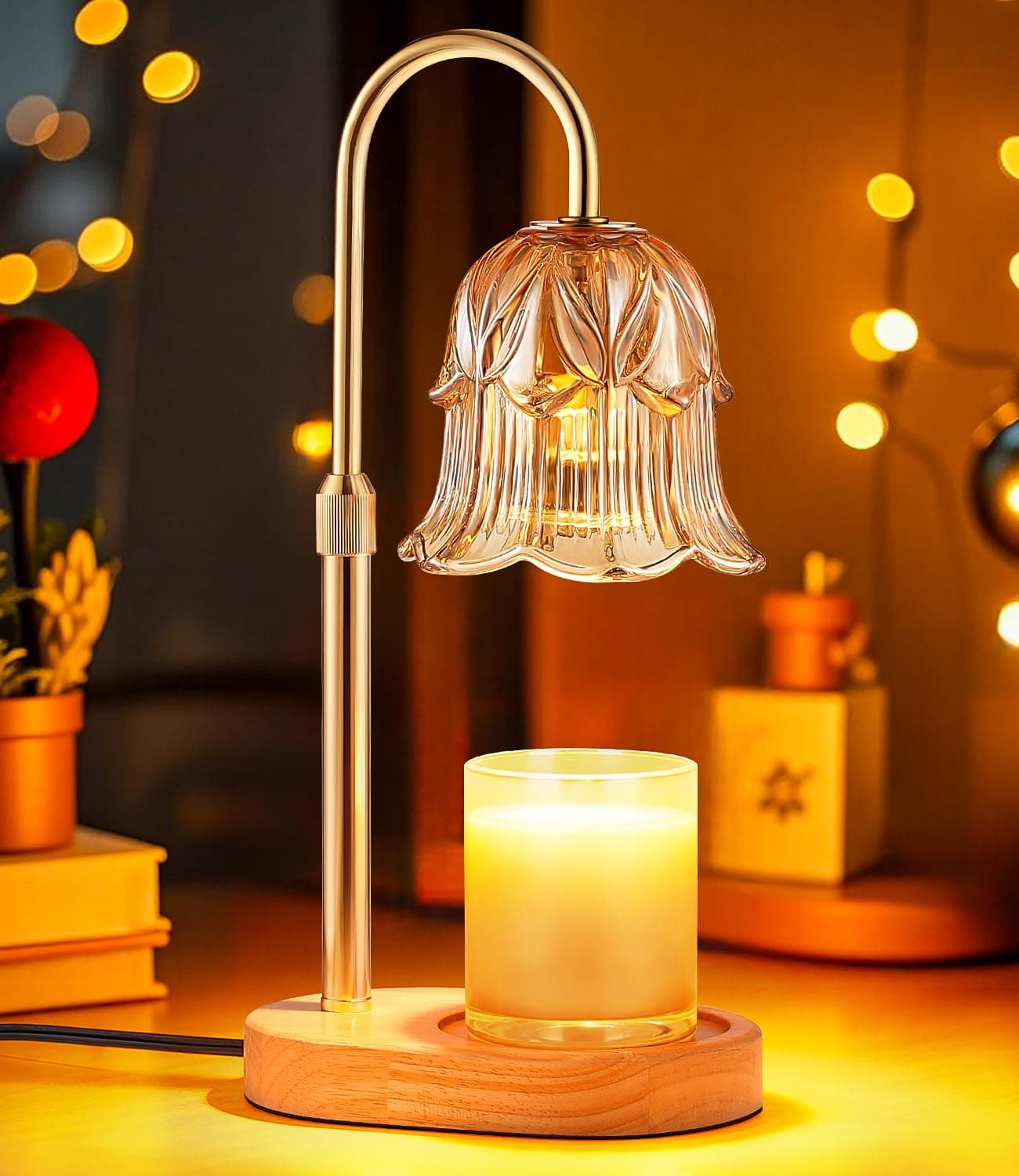 Candle Warmer Lamp Dimmable Timer - Birthday Gifts for Women Mum | Height Adjustable chez Amazon UK