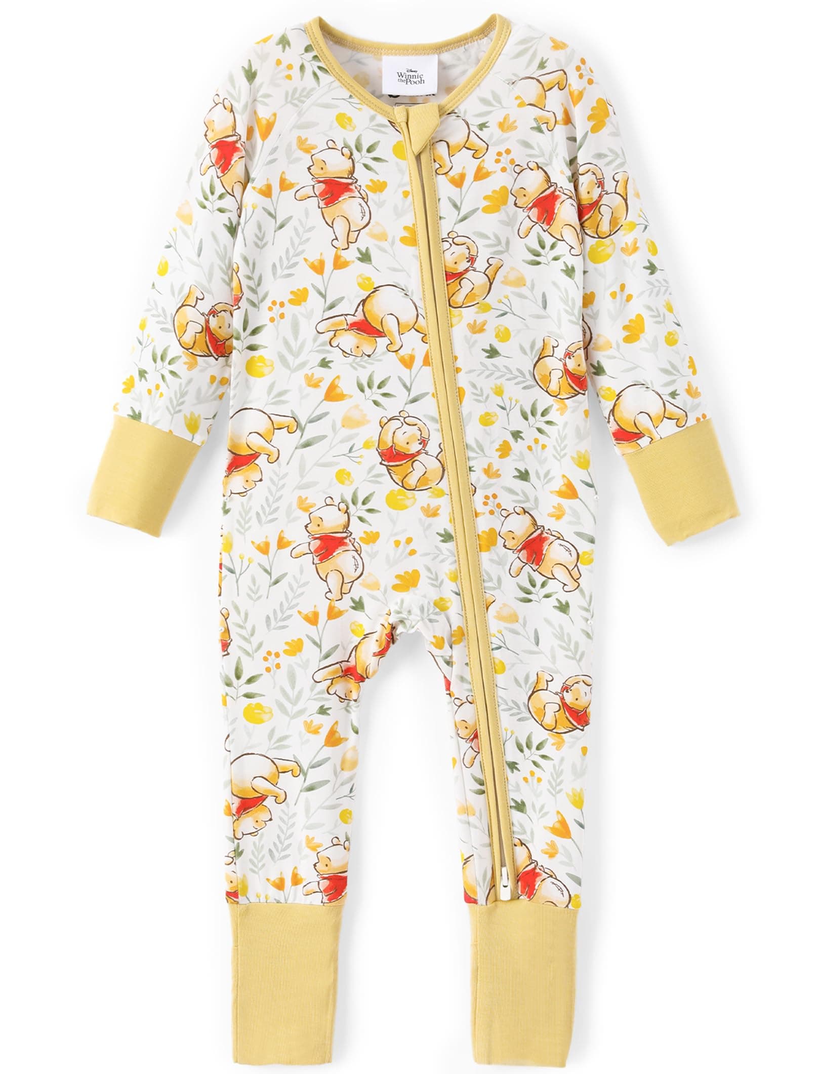 Disney Baby Viscose Made from Bamboo 2-Way Zipper Footie Outfit NB to Inf chez Amazon US