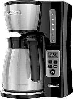 Cafetière programmable 12 tasses BLACK+DECKER CaféCraft isotherme chez Amazon Canada