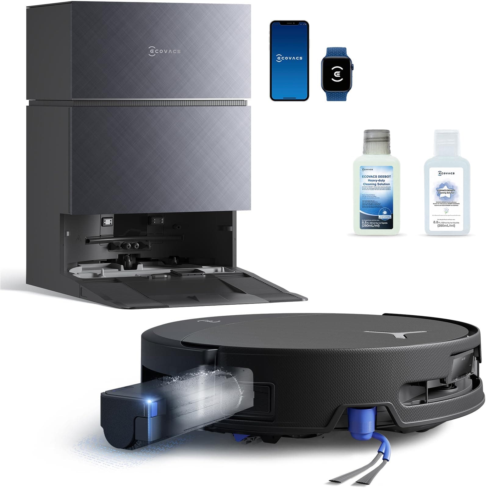 ECOVACS DEEBOT X11S PRO Omni Robot aspirateur et serpillère, 30 000 Pa, balai à rouleau TrueEdge, station sans sac pour un nettoyage sans ef chez Amazon Canada