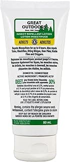 Great Outdoors Insect Repellent 30% DEET Lotion, 80mL chez Amazon Canada