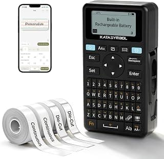 SUPVAN E11 Keyboard & Bluetooth Label Maker Machine with 4 Tapes chez Amazon US