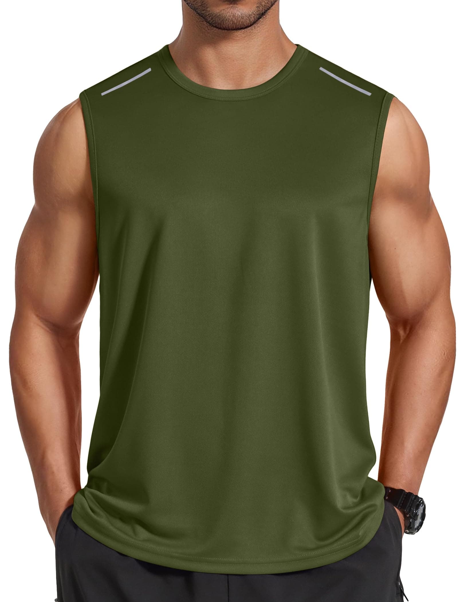 COOFANDY Men's Sleeveless Shirt Quick Dry Workout Tank Top Gym Muscle T Shirts Sport Athletic Tanks Moisture Wicking chez Amazon US