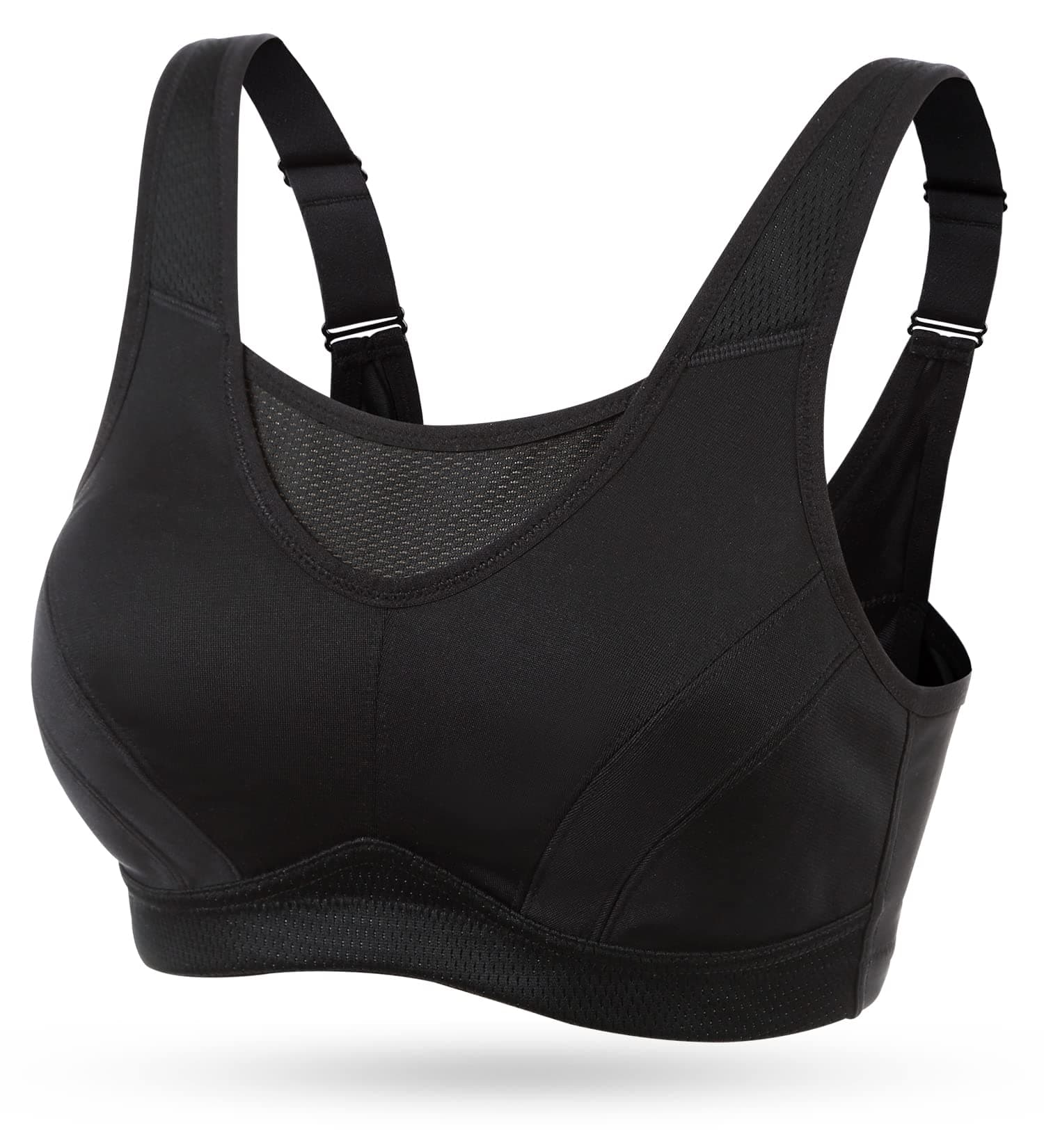WingsLove Women's Sports Bra High Impact Bra Full Coverage Wirefree Workout Non Padded Ultimate Running Bra Sports Bra Women Plus Size chez Amazon UK