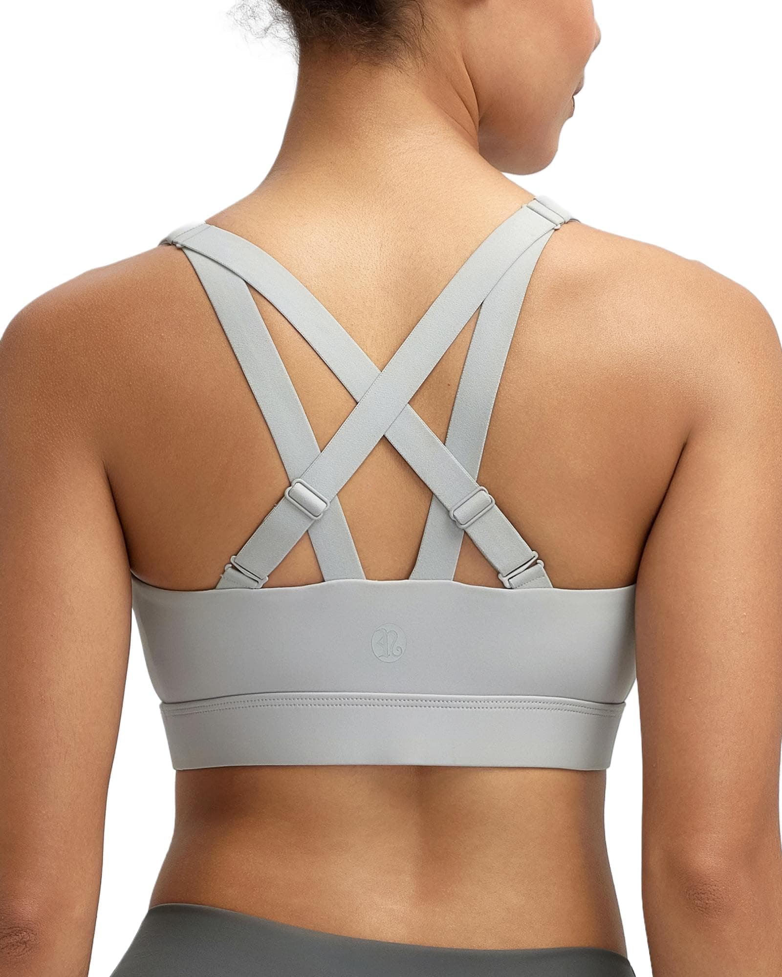 RUNNING GIRL Sports Bra for Women High Support, Molded Cup High Impact Sports Bras with Sewn in Pads Strappy chez Amazon US