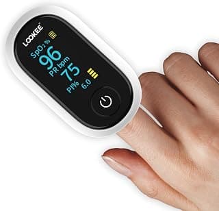LOOKEE A320 Premium Finger Pulse Oximeter | Proudly Canadian | SpO2 Monitor | Blood Oxygen & Heart Rate, Medical Accuracy, Alarm & PI,... chez Amazon Canada