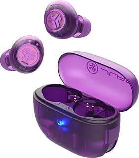 JLab Go Pop ANC True Wireless Earbuds with Dual Connect, Transparent Purple chez Amazon US