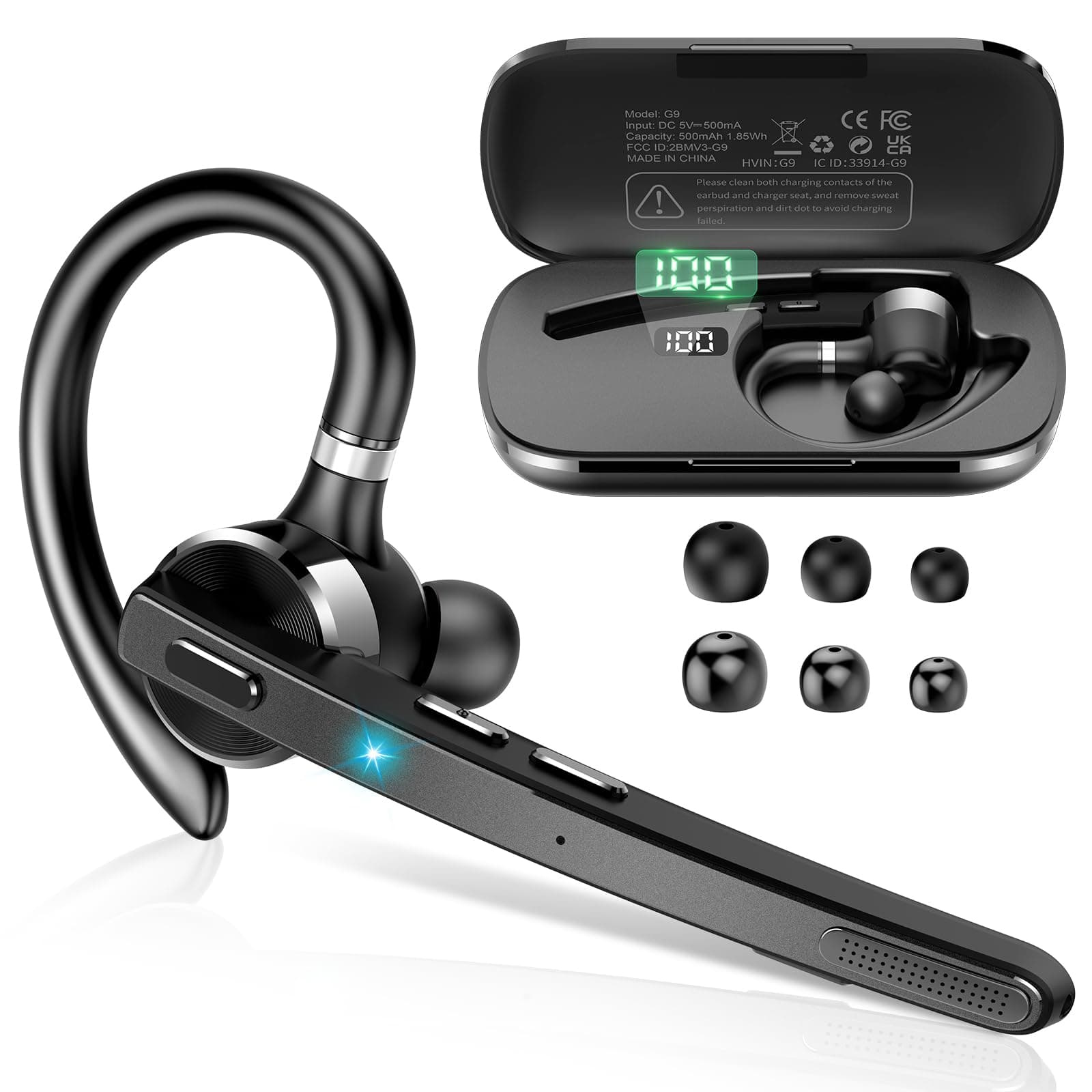Bluetooth Headset, 90Hrs chez Amazon US