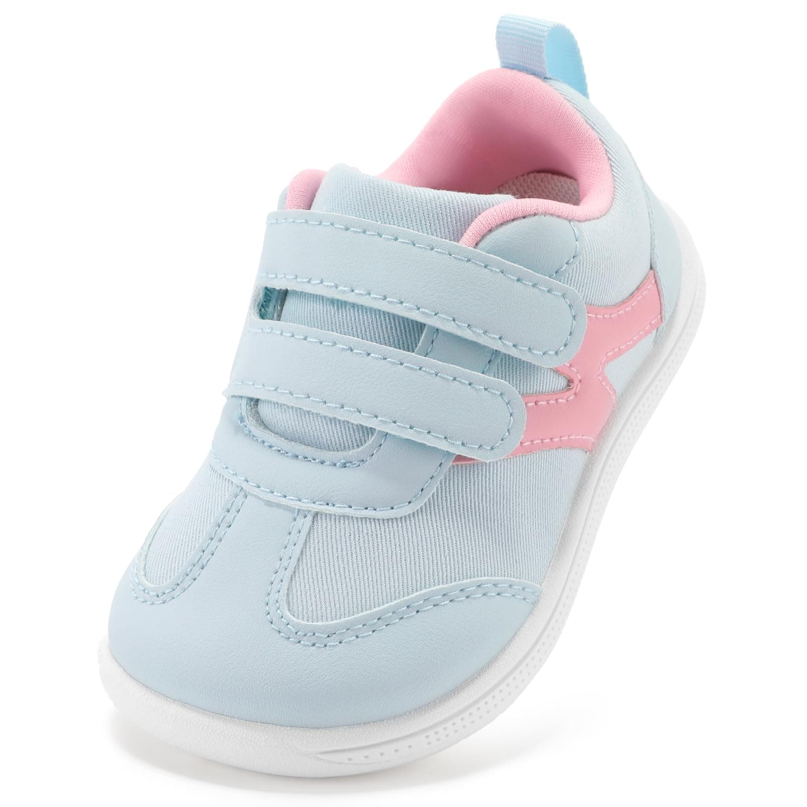 STQ KIDS Toddler Shoes Wide Toe Box Barefoot Sneakers | Zero Drop, Soft Sole, Non Slip, Hook and Loop, Prechool Ready, Indoor Outdoor Play chez Amazon US