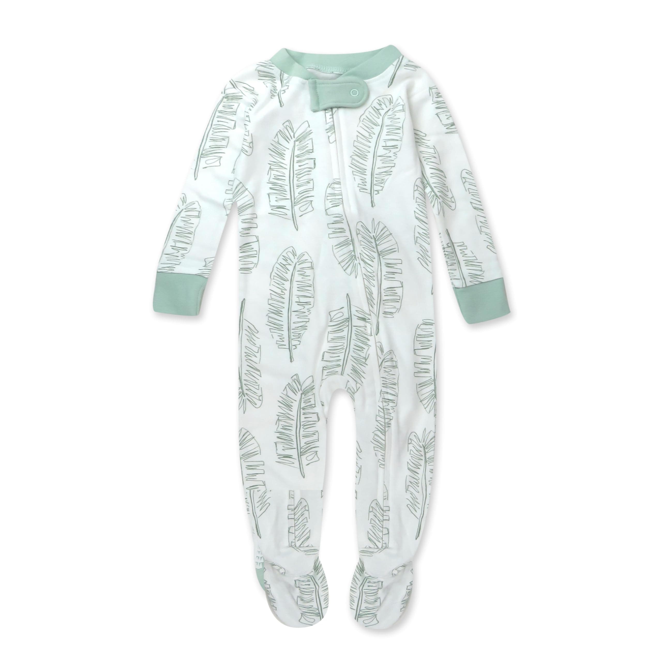 HonestBaby Baby Boys' Sleep & Play Footed One-piece Pajama Sleeper 100% Organic Cotton, Baby Boys chez Amazon US