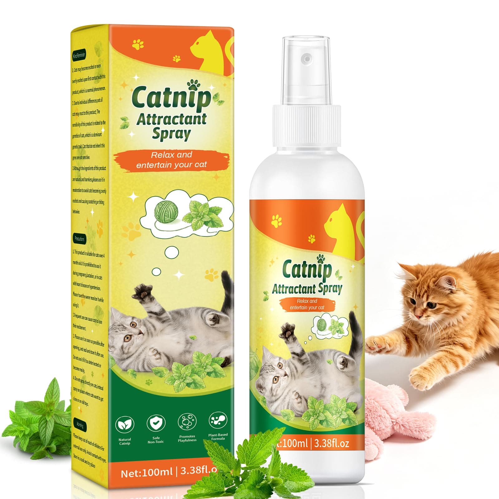 Catnip Spray for Cats, Natural chez Amazon UK