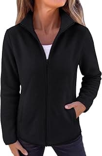 Columbia Zeagoo Womens Coats Jackets Lightweight Fall Fleece Jacket Trendy Outwear | Long Sleeve Fleece Lined Jacket with Pockets...