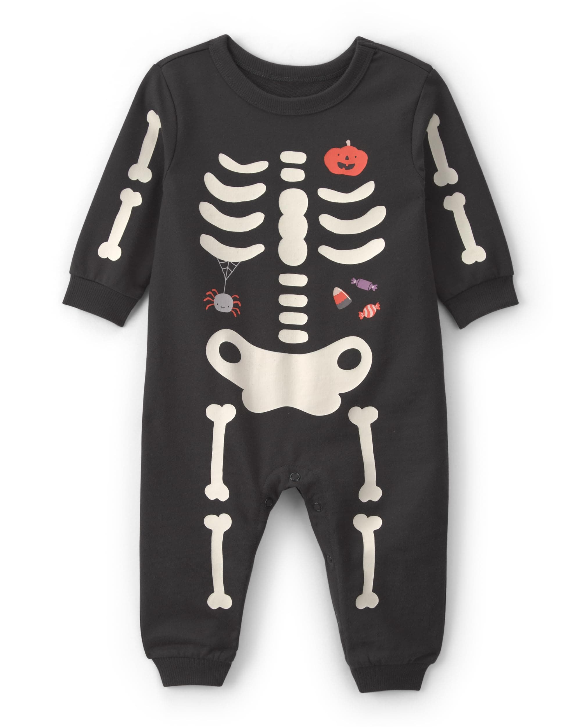 Carter's Baby One-piece Holiday Jumpsuit Orange Pumpkin chez Amazon US