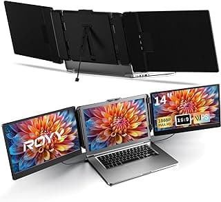 Extension d’écran pour ordinateur portable - Triple moniteur - Moniteur portable 14" FHD 1080p - Écran supplémentaire compatible avec... chez Amazon Canada