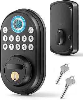 Fingerprint Door Lock for Front Door, Keyless Entry Smart Deadbolt Lock chez Amazon US