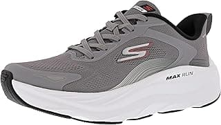 Skechers Men's Max Run Pacewave | Max Cushioning, Air-Cooled Goga Mat Insole, Ultra Light Midsole, M-Strike Technology, Goodyear... chez Amazon US