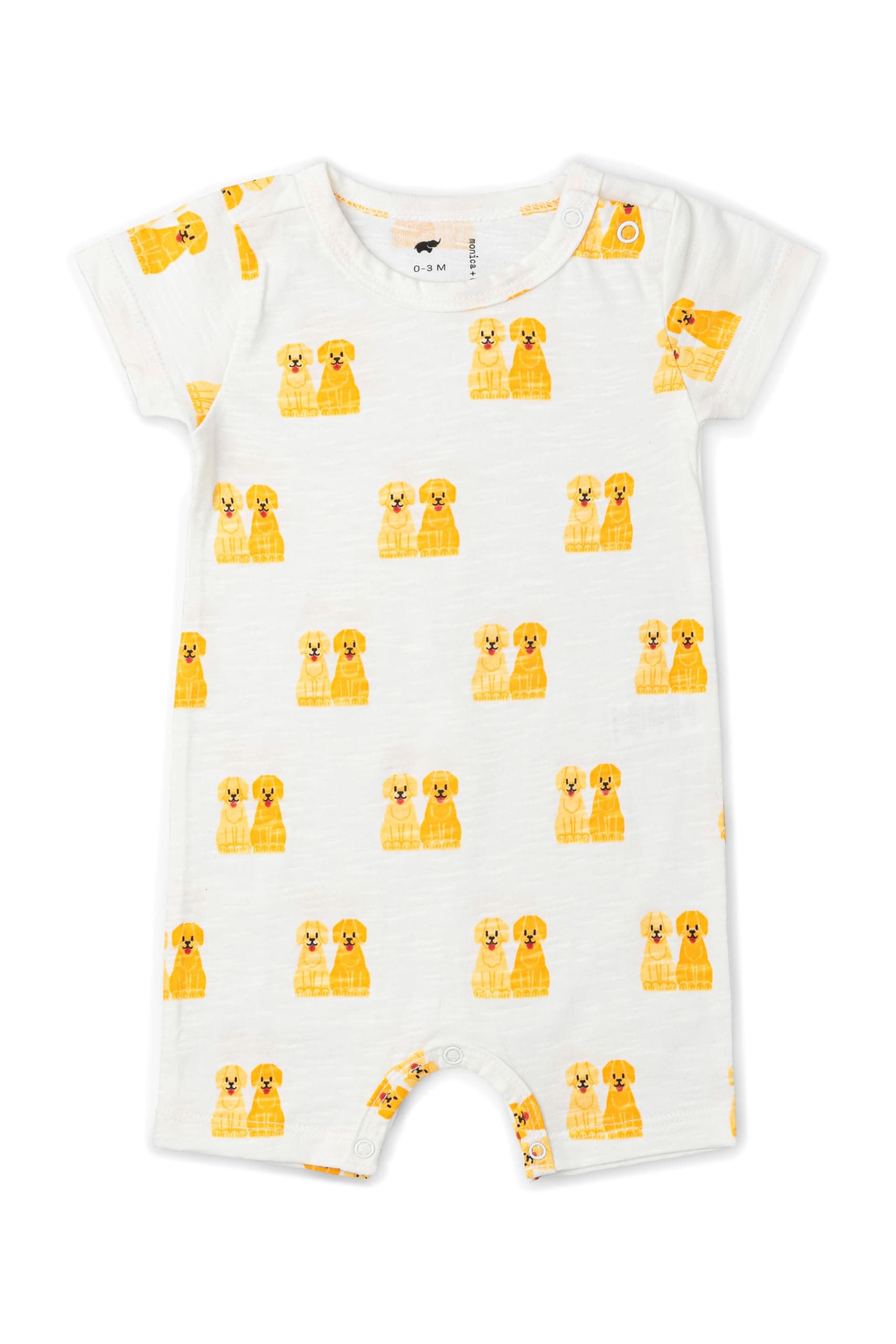 monica + andy Slub Shorty Romper, 100% Organic Baby Clothes for Boys, Sizes For Preemie, Newborn & Infant chez Amazon US