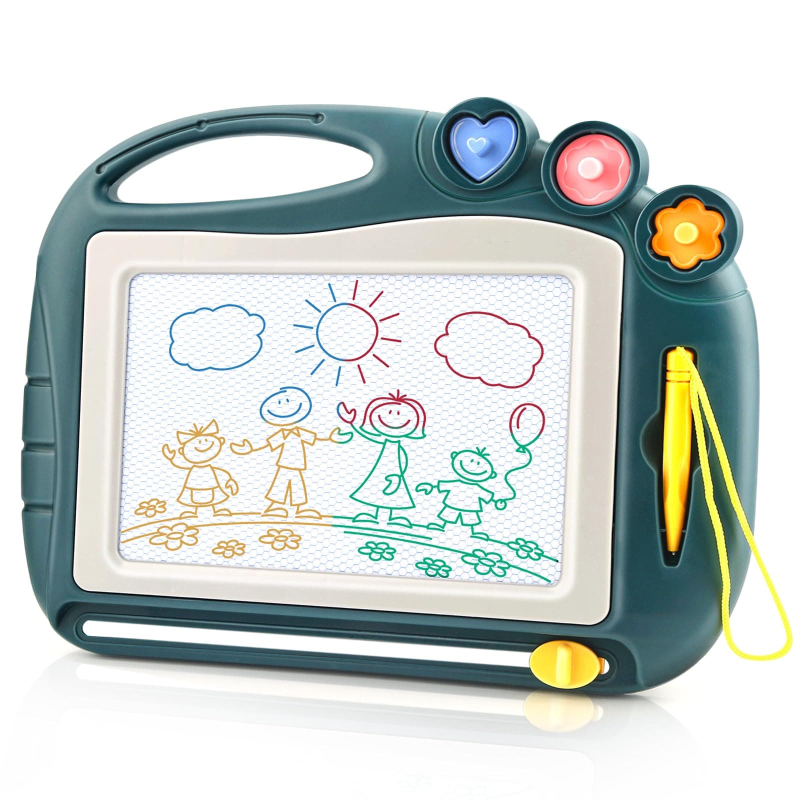 Daisiki Magnetic Drawing Board for Boys Girls, Drawing Board, Birthday Easter Christmas Hallowee Toy Gifts for Boys and Girls chez Amazon US