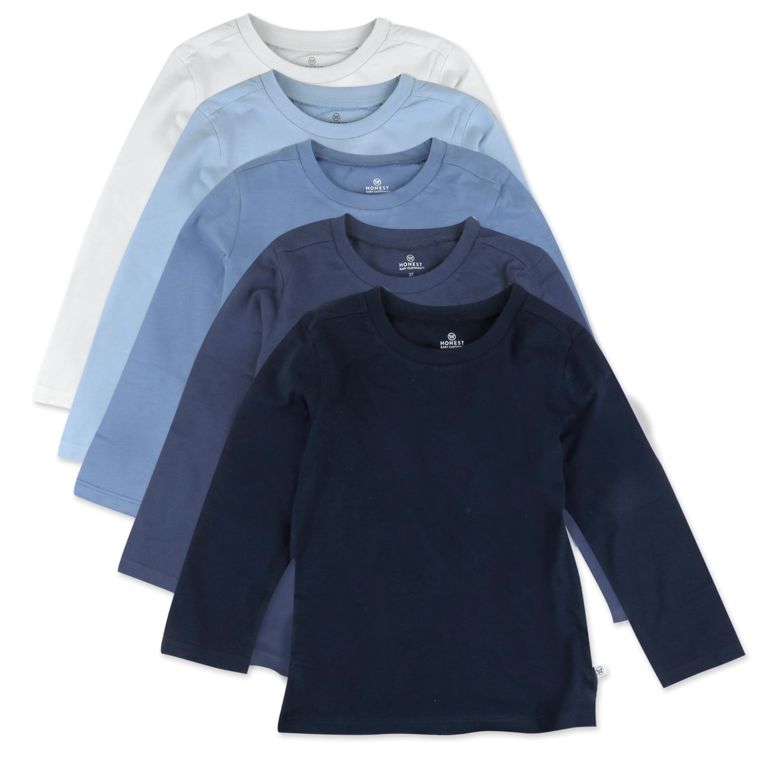 HonestBaby Unisex-Baby Organic Cotton Long Sleeve Tshirts Multipack chez Amazon US