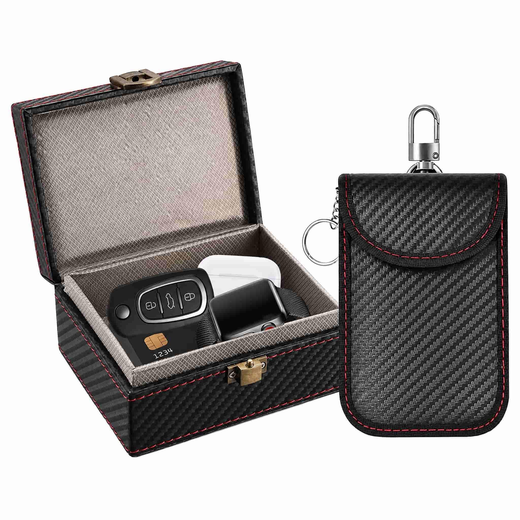 Faraday Box for Car Keys RFID Signal Blocker Box chez Amazon UK